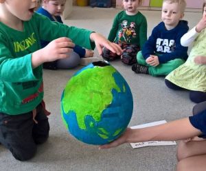 Przedszkolaki dbają o swoją planetę