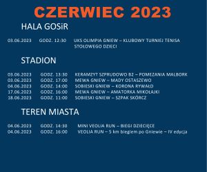 Kalendarium Czerwiec 2023