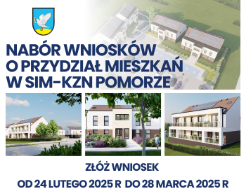 Nabór wniosków o przydział mieszkań w SIM-KZN Pomorze - złóż wniosek!