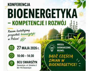 Zaproszenie na konferencję „Bioenergetyka - Kompetencje i Rozwój”